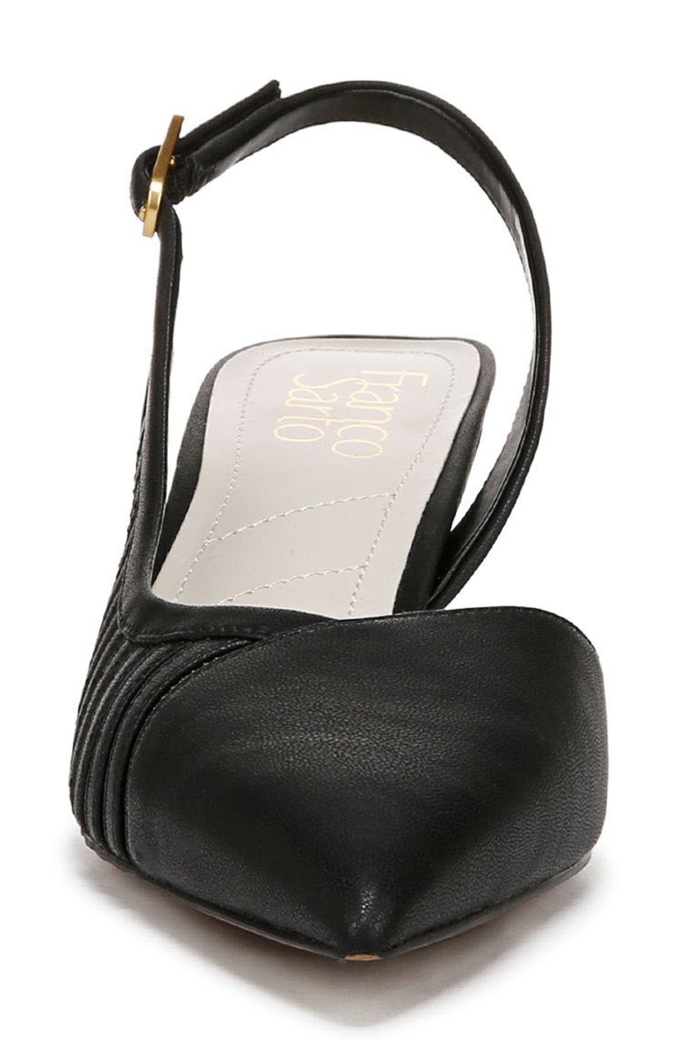 Franco Sarto Karina Slingback Pump, Alternate, color, Black