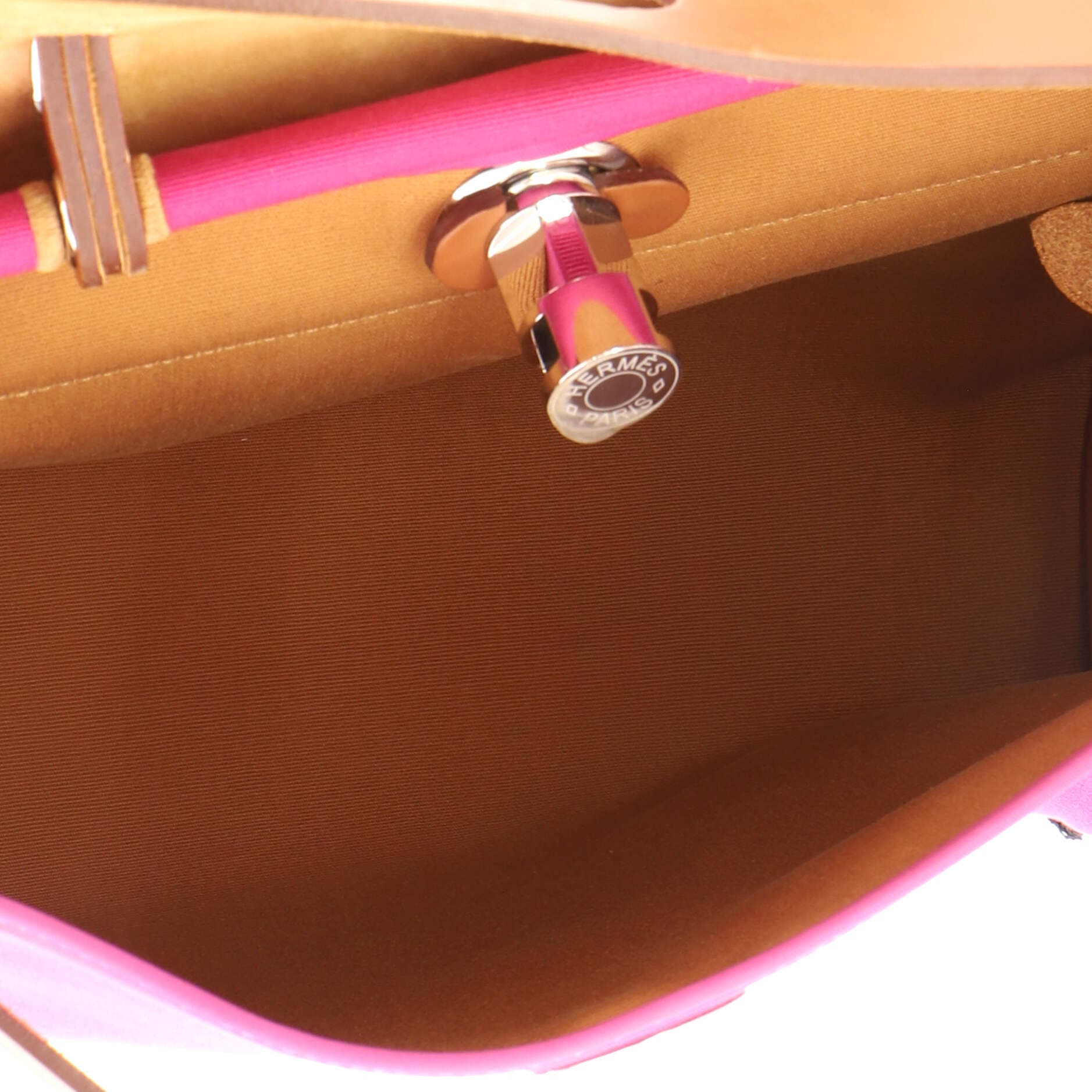 Herbag Zip Leather and Toile 31, Alternate, color, Pink