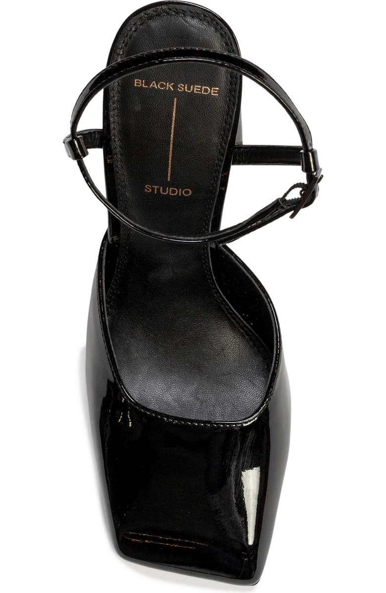 BLACK SUEDE STUDIO Meadow 90 Ankle Strap Pump, Alternate, color,