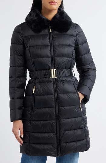 Michael Kors Belted Packable Long Puffer Jacket | Nordstrom Michael Kors Belted Packable Long Puffer Jacket | Nordstrom
