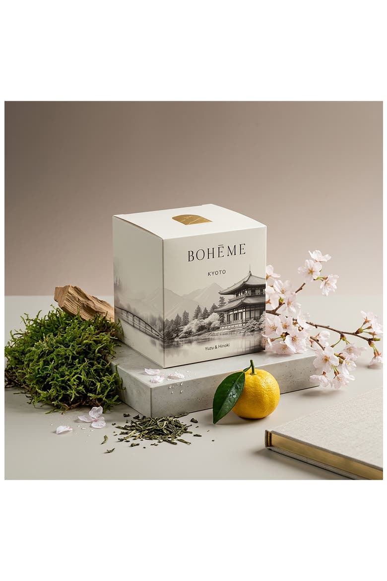 Kyoto Yuzu & Hinoki Candle, Alternate, color, NONE