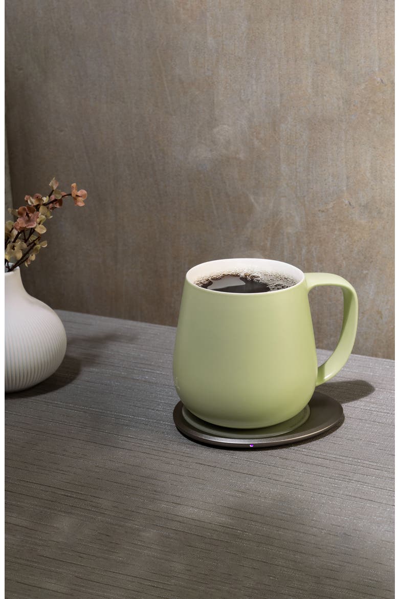 Ui+ Mug & Warmer Set, Alternate, color, VERDE GREEN