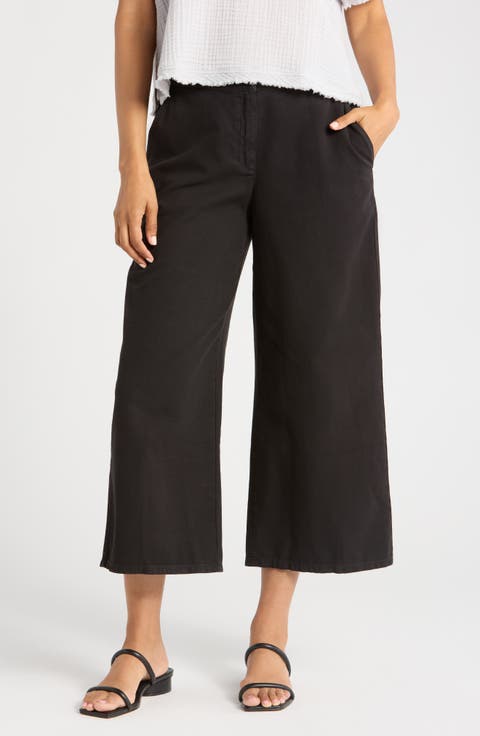 Crop Wide Leg Pants