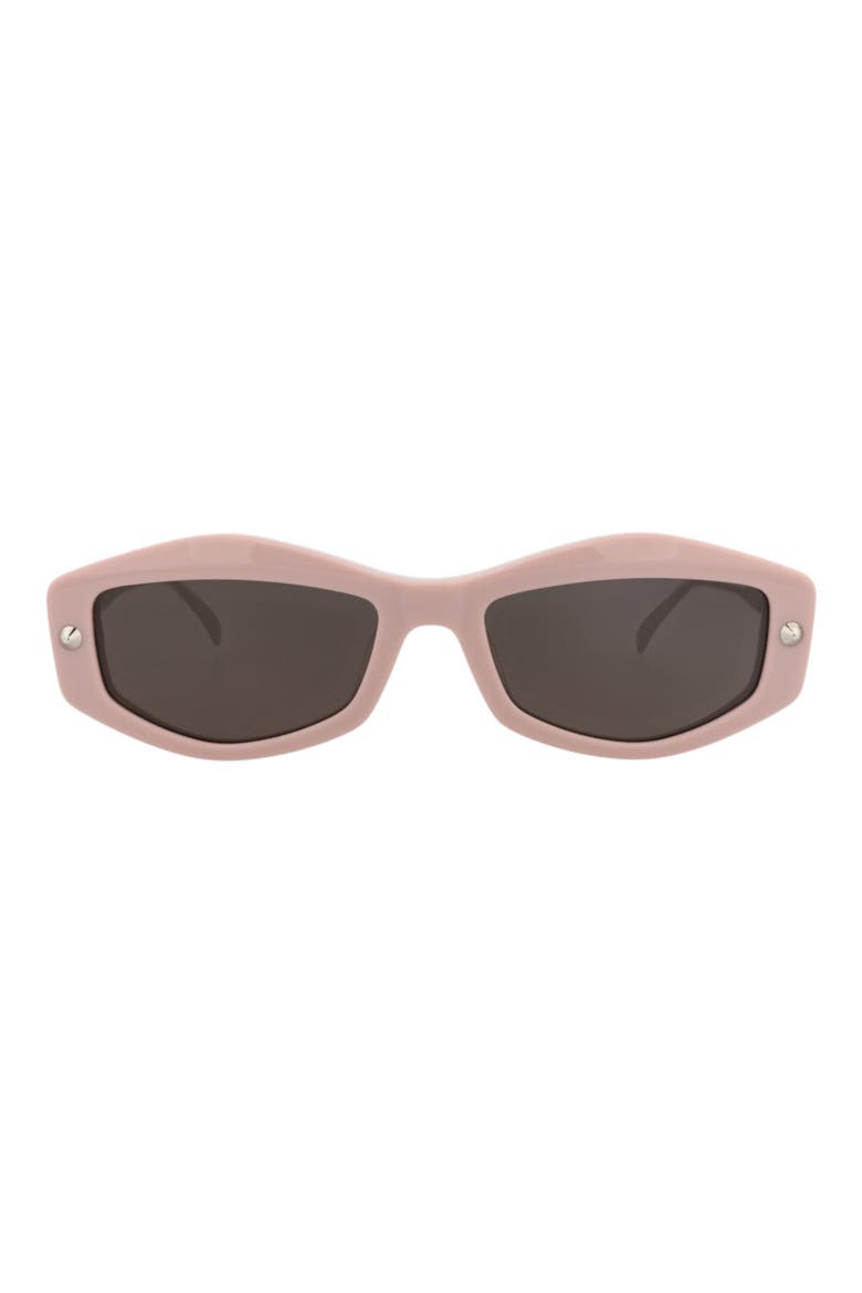 Sunglasses, Main, color, PINK SILVER GREY