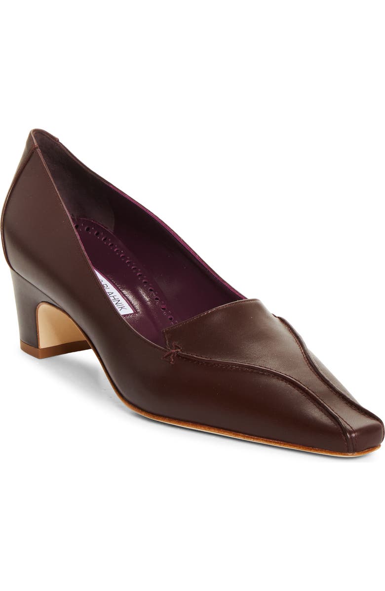 Manolo Blahnik Cleofelo Loafer Pump, Main, color, Dred 6025
