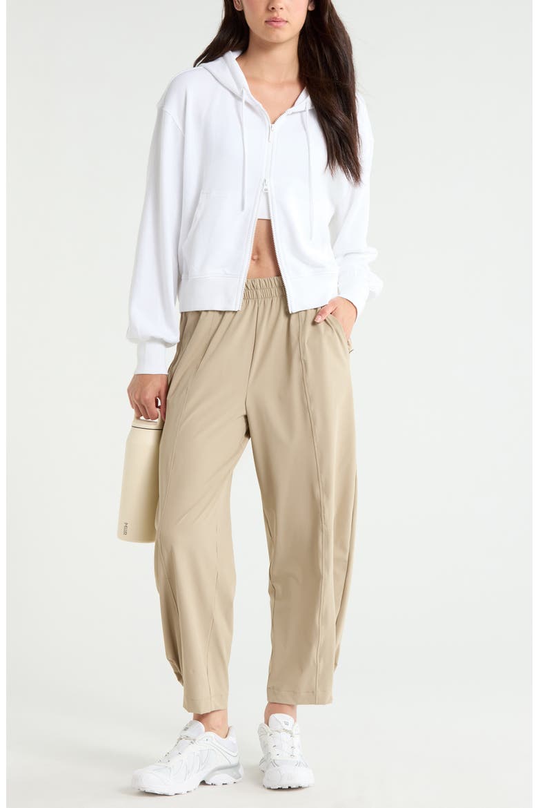 Atlas High Waist Utility Adjustable Ankle Pants, Alternate, color, TAN ALUMINUM