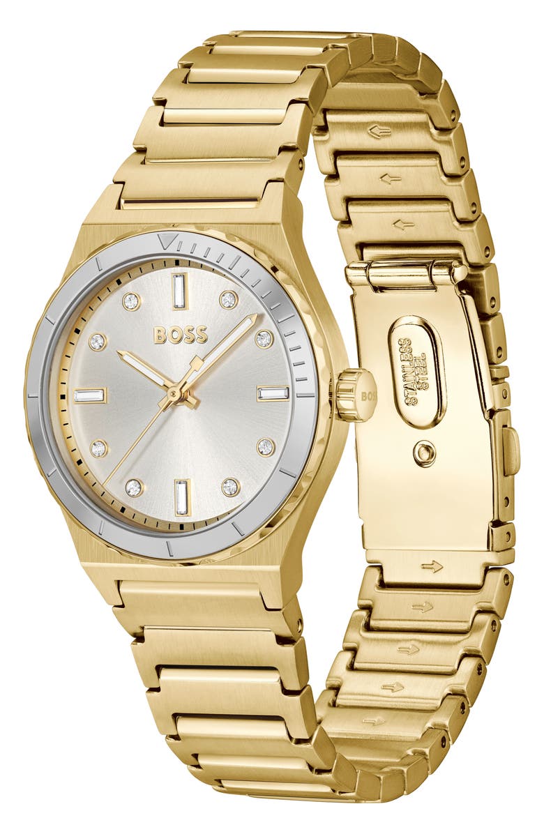 BOSS Candor Bracelet Watch, 32mm, Alternate, color, 