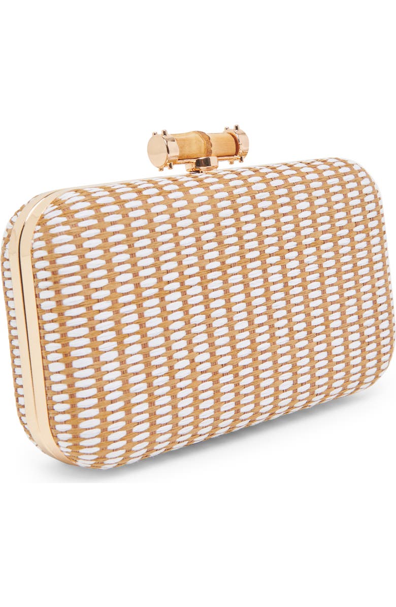 Dolce Vita Symi Raffia Convertible Clutch, Alternate, color,