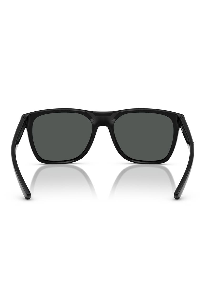 57mm Square Sunglasses, Alternate, color, GREY