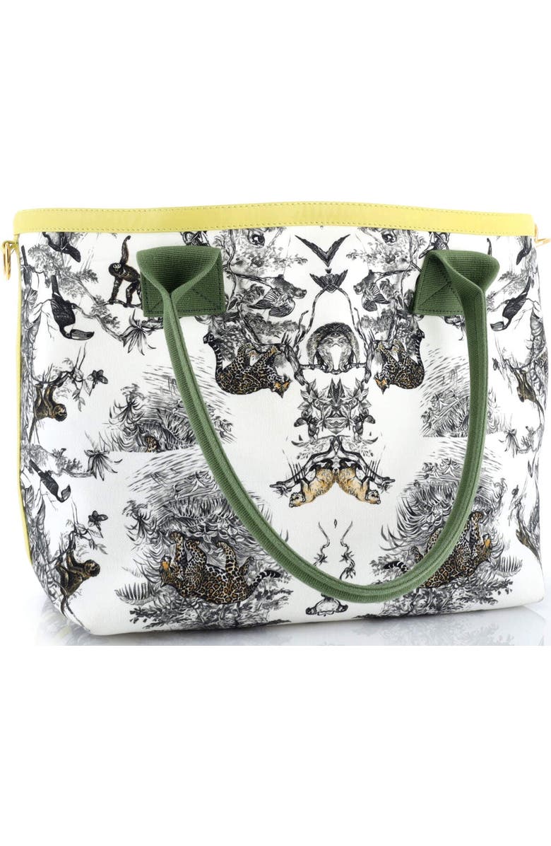 Pre-Owned Hermes Petit H So Tote Printed Canvas, Alternate, color,