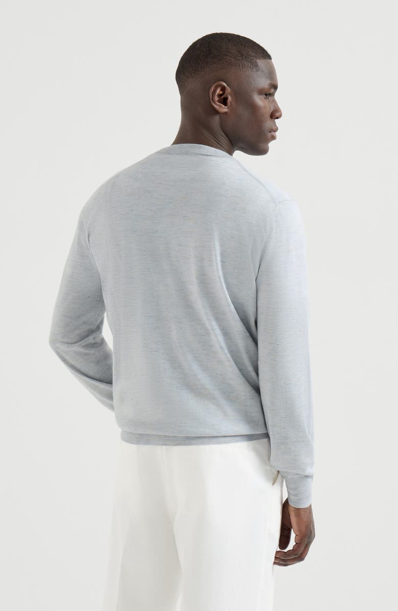 Brunello Cucinelli Lightweight sweater, Alternate, color, Pale Blue