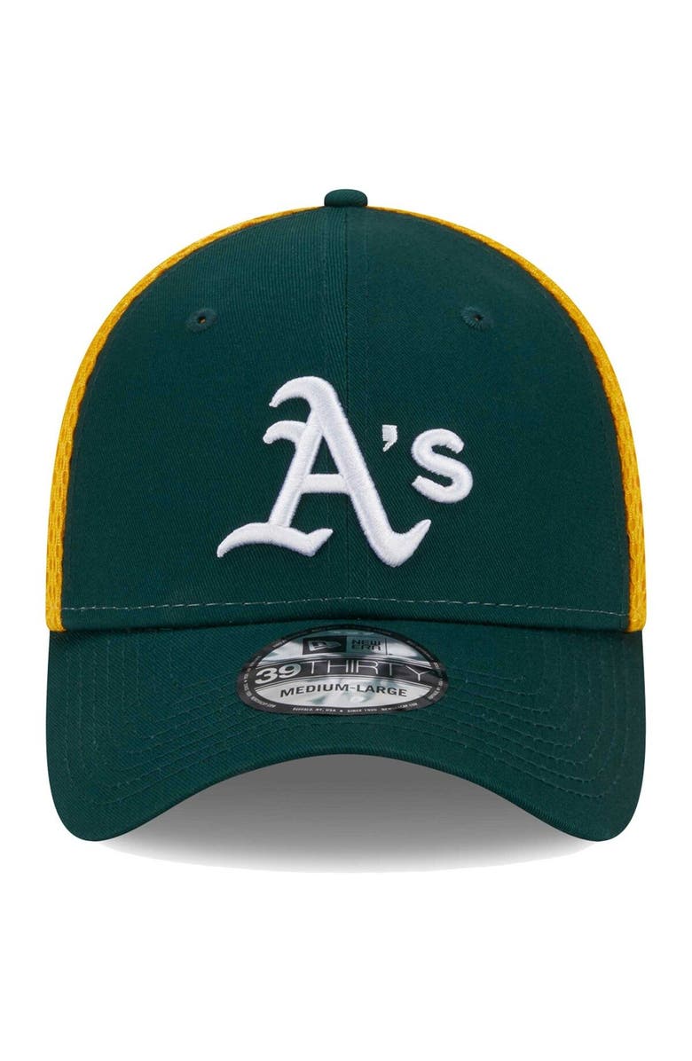 New Era Men's New Era Green Oakland Athletics Team Neo 39THIRTY Flex Hat, Alternate, color, Green