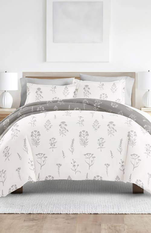 Homespun Bundle Duvet Set In Light Gray