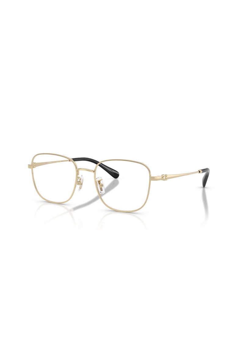 52mm Square optical glasses, Main, color, Gold