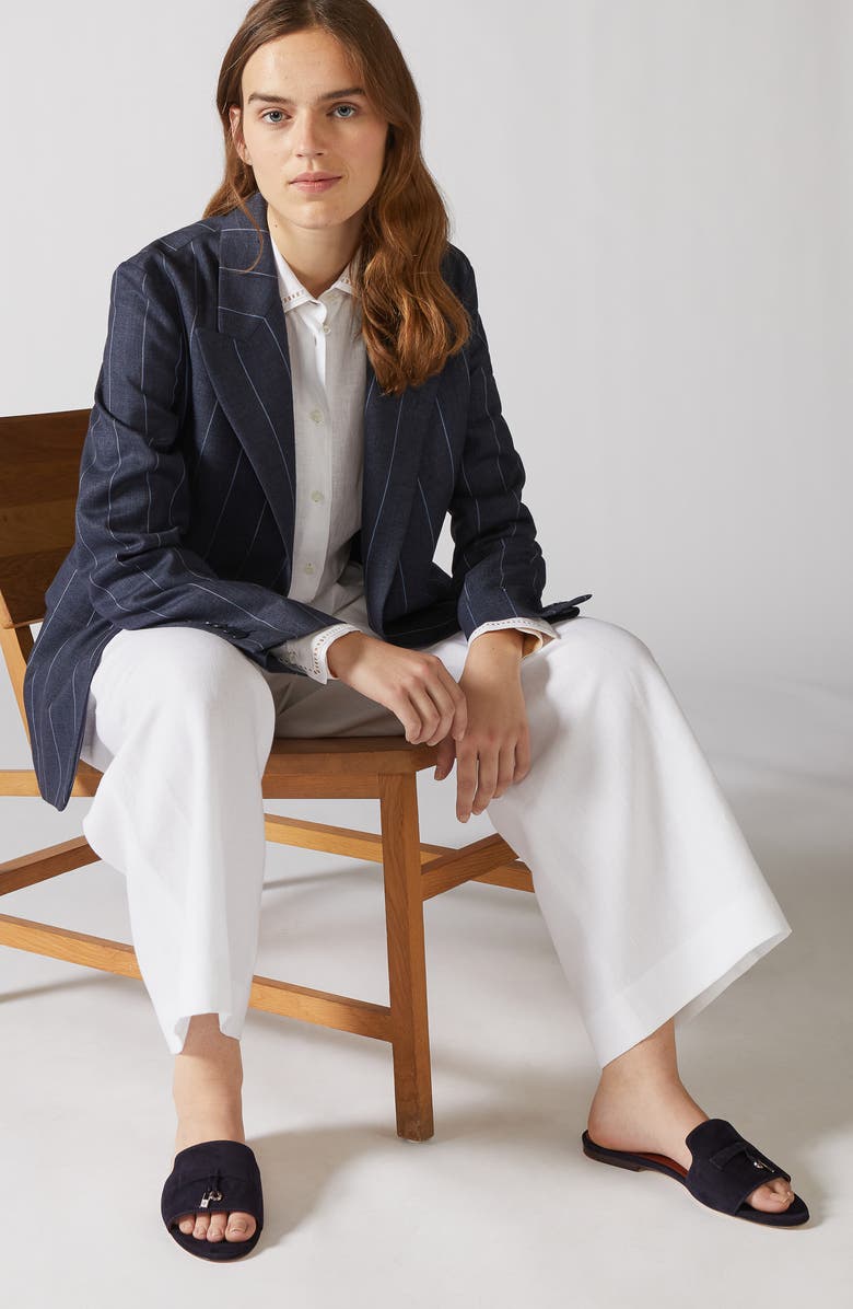 Loro Piana Summer Charms Slide Sandal, Alternate, color,