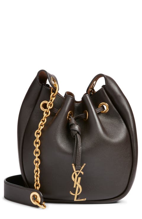 Paris VII Leather Bucket Bag