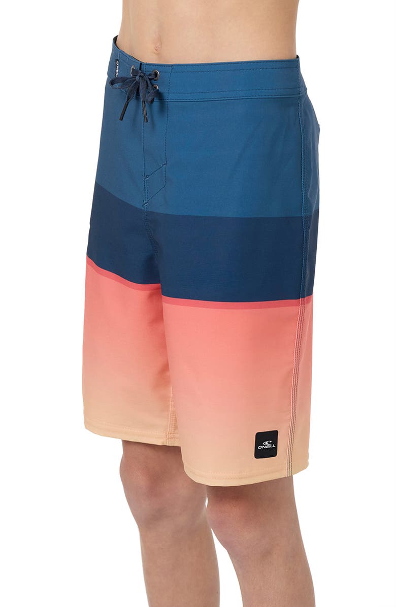 O'Neill Kids' Hyperfreak Heat Block Swim Trunks, Alternate, color, Persimmon