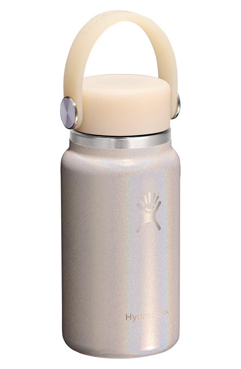 Hydro Flask 6.7-Ounce Micro Hydro Water Bottle, Alternate, color, Glimmer Cream
