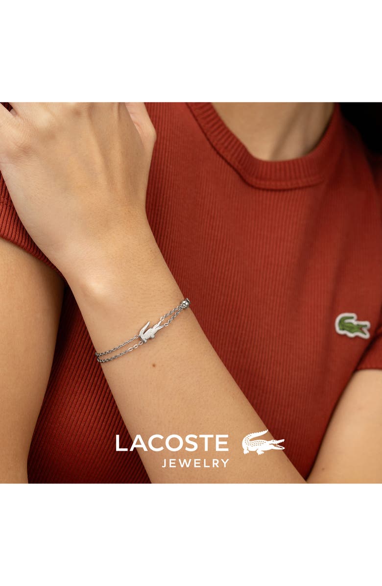 Lacoste Crocodile Station Bracelet, Alternate, color,