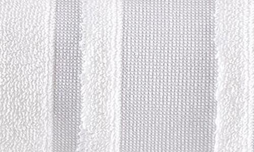 Brooks Brothers Contrast Border 6-piece Towel Set In Silver
