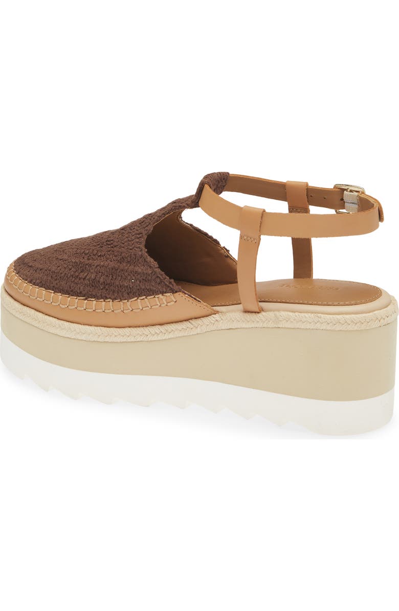 Free People Morning in Mykonos Platform Wedge, Alternate, color, Oak Combo