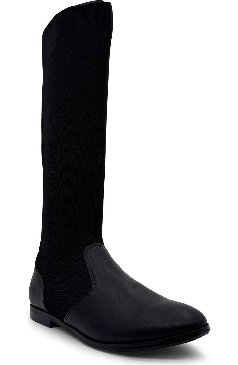 CHELSEA CREW Zilma Tall Boot, Main, color, Black Pu