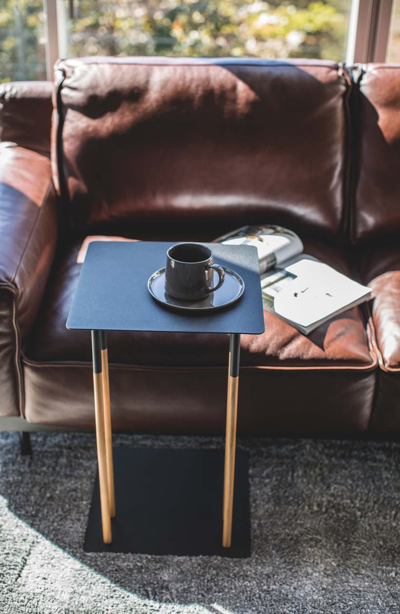 Yamazaki Sliding Side Table, Alternate, color, Black