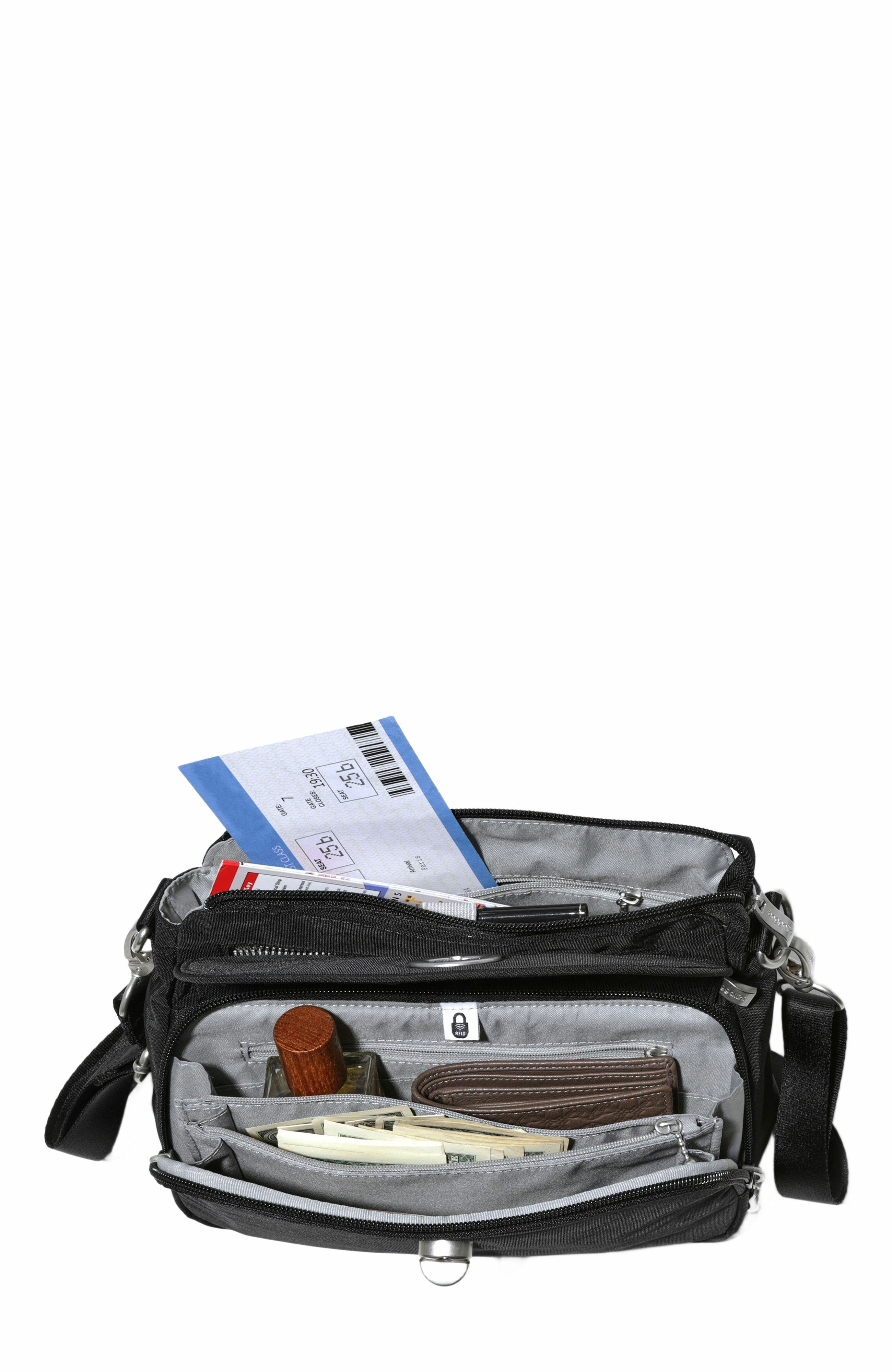 BAGGALLINI Calais Crossbody Bag, Alternate, color, Black