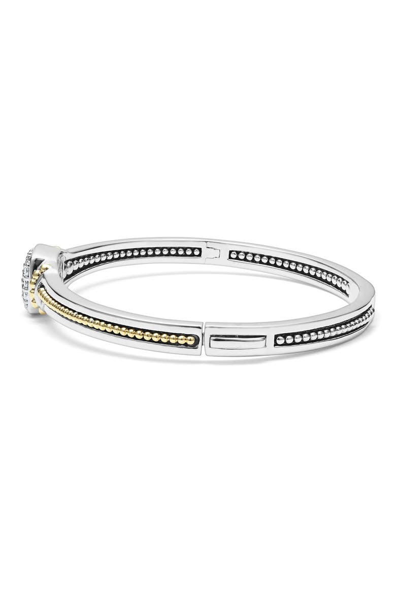 Rittenhouse Diamond Pavé Bangle, Alternate, color, SILVER