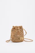 Bimba y Lola Mini Plaited Crochet Leather Bag