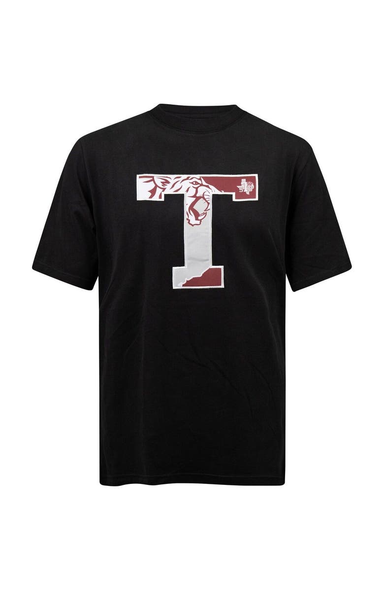 FISLL Men's FISLL Black Texas Southern Tigers Applique T-Shirt, Alternate, color, Black
