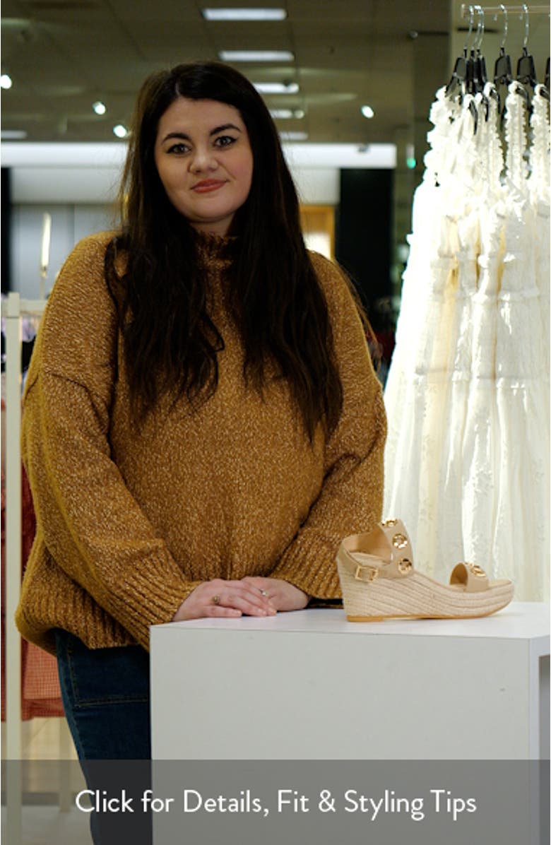 Echo Slingback Espadrille Platform Wedge Sandal, sales video thumbnail