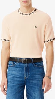 Lacoste Tipped Crewneck Cotton Sweater