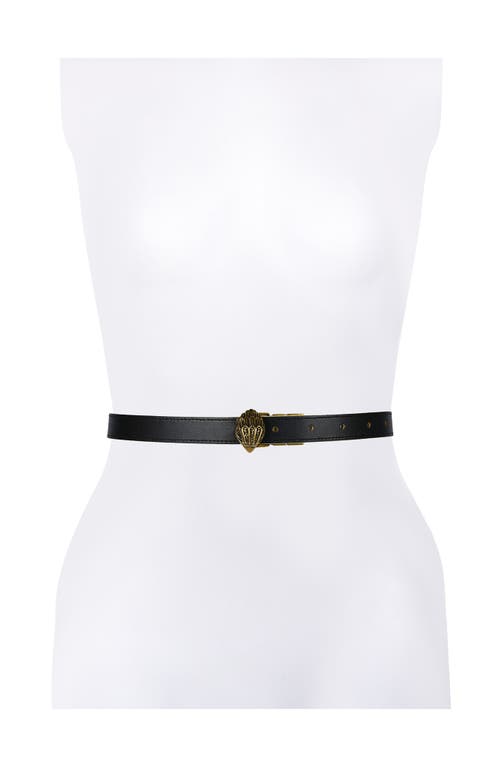 KURT GEIGER KURT GEIGER LONDON REVERSIBLE HIP BELT WITH EAGLE HEAD BUCKLE