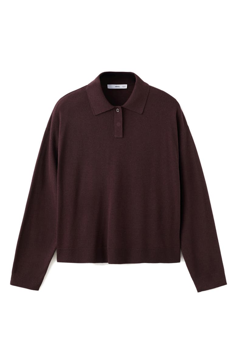 MANGO Polo Sweater, Alternate, color,