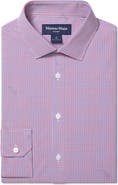 Mizzen+Main Leeward Trim Fit Red Hot Sam Plaid Button-Up Shirt