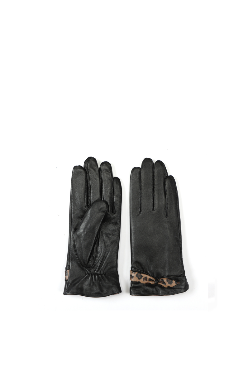 Bob Oré Blue Collection Elora Leather Gloves, Main, color, Black