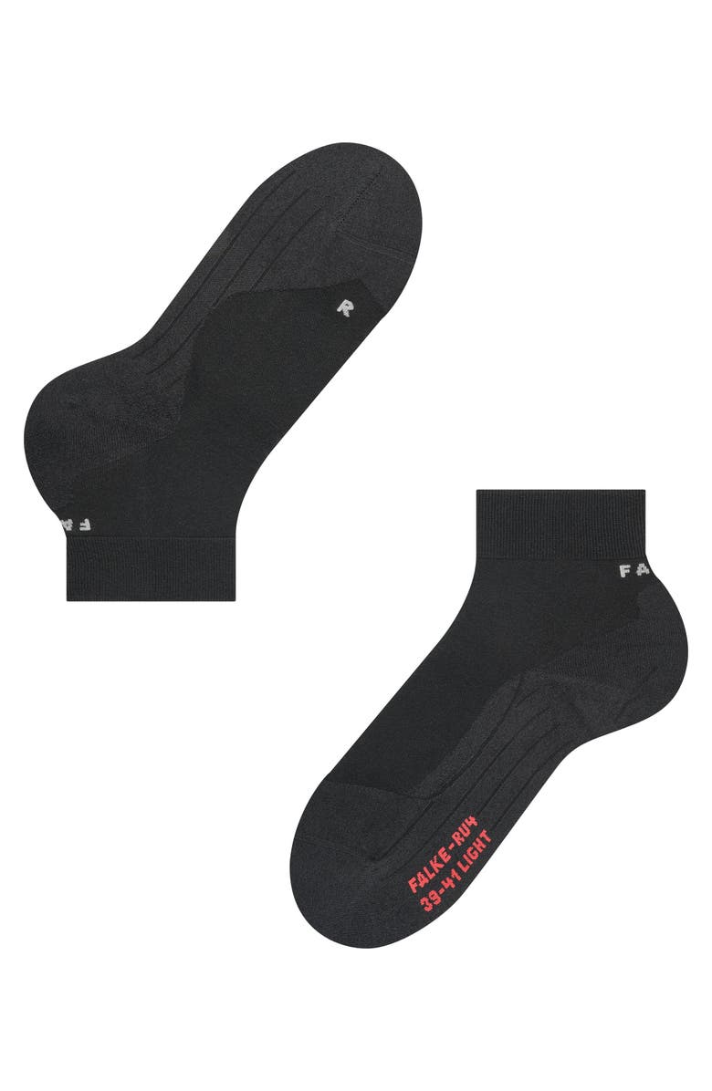 Falke RU4 Light Performance Running Socks, Alternate, color, Black-Mix