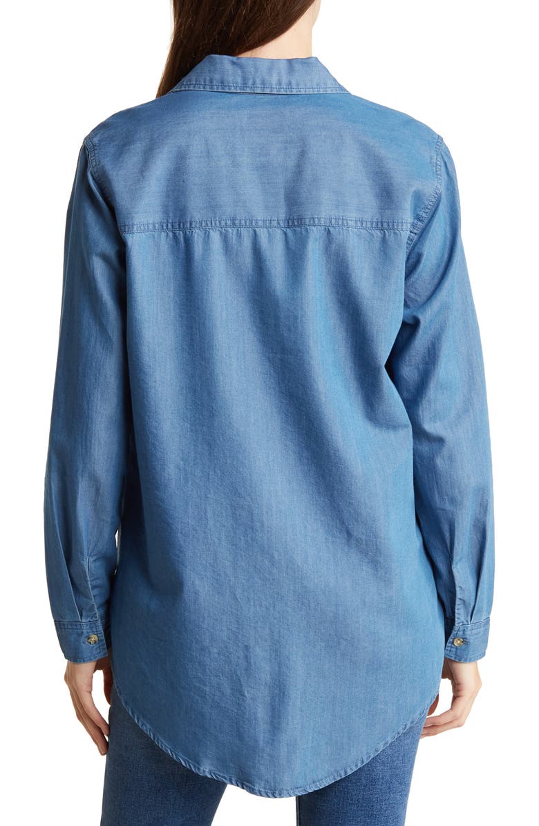 C & C California Kyle Chambray Button-Up Shirt, Alternate, color, 