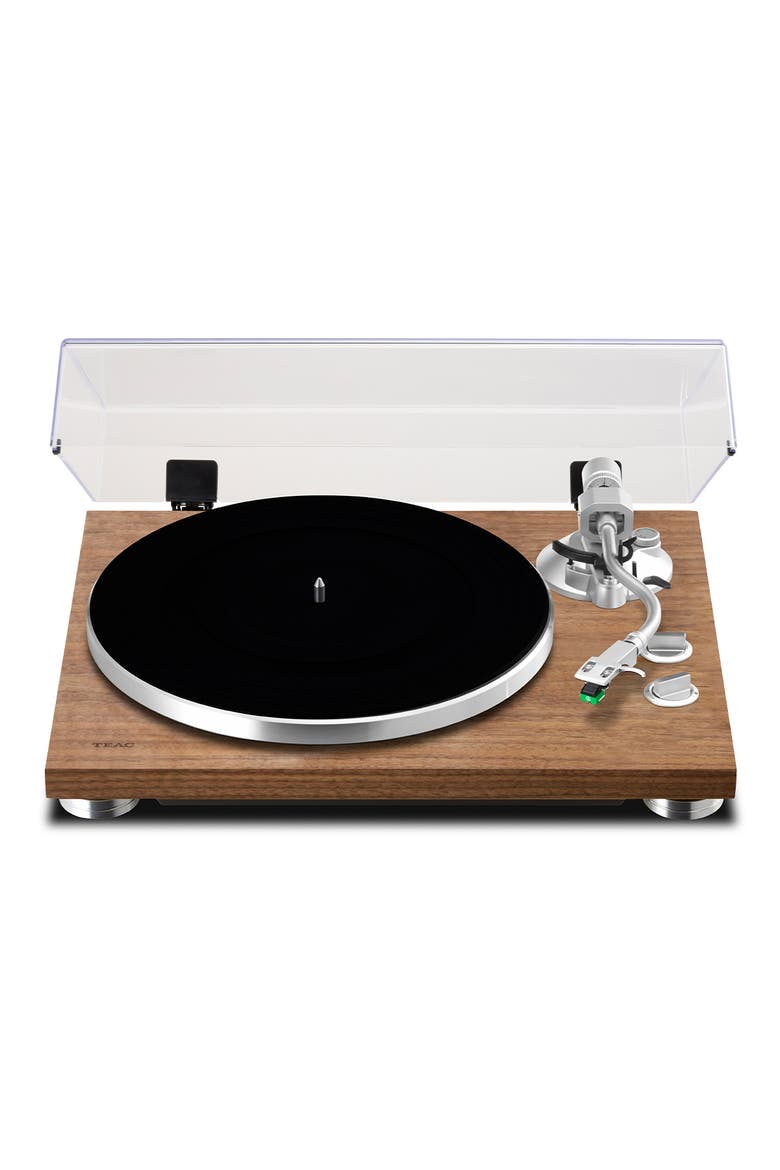 TN-400BT-X Belt-Drive Turntable with Bluetooth, Built-In Phono Amp, Anti-Skate, and Pre-Installed Audio-Technica MM Cartridge, Main, color, Walnut