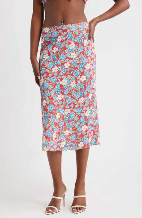 Bella Venice Floral Midi Skirt
