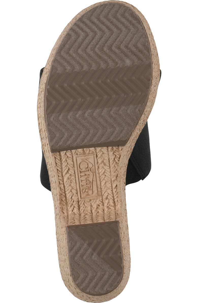 CLIFFS BY WHITE MOUNTAIN Birkley Wedge Sandal, Alternate, color,