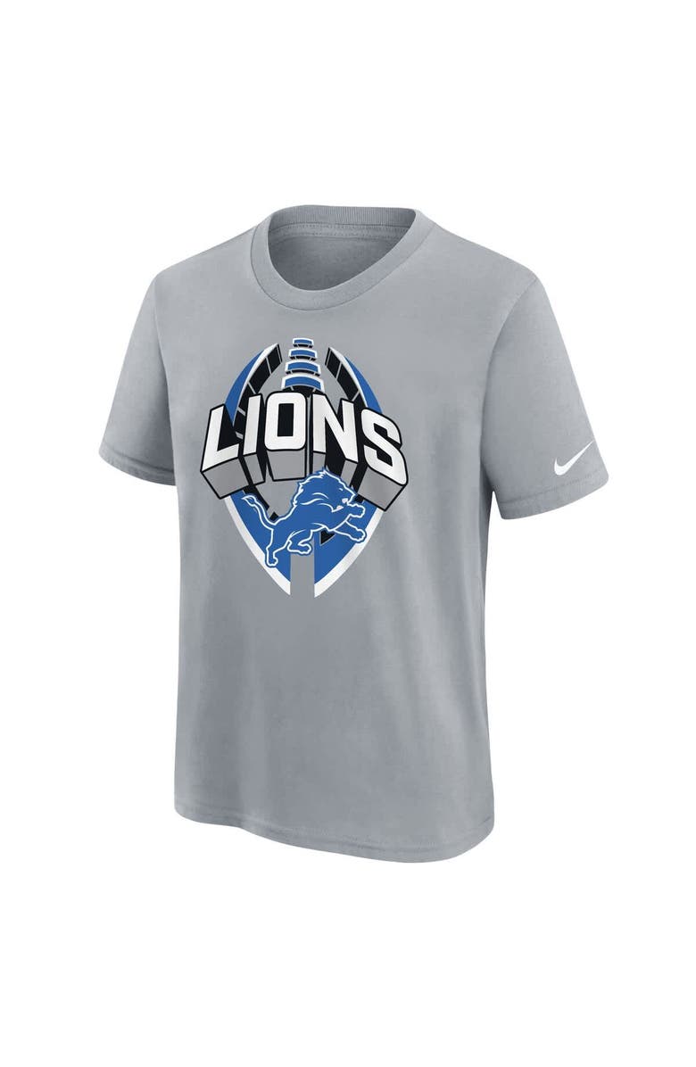 Nike Youth Nike Gray Detroit Lions Icon Legend T-Shirt, Alternate, color, Gray