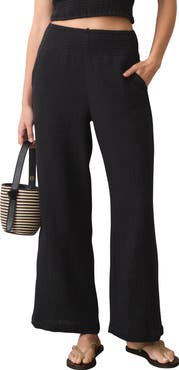 Marine Layer Isla Pull-On Double Cloth Wide Leg Pants