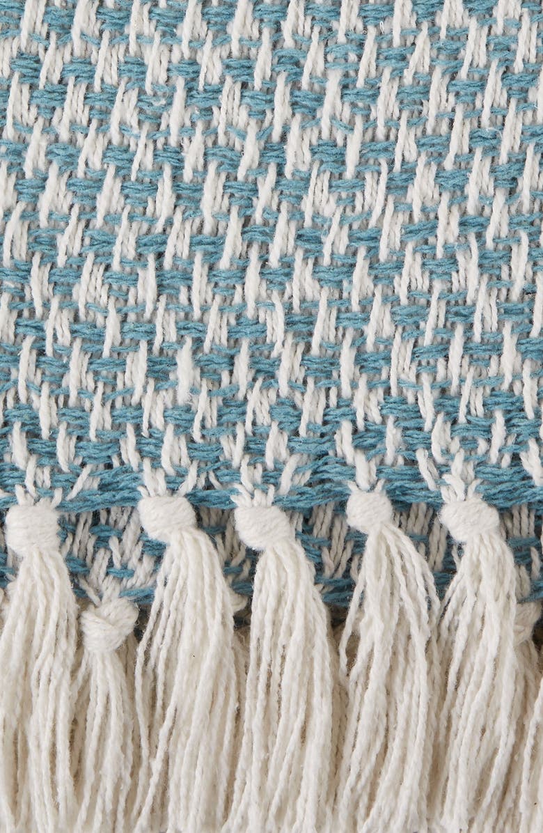 Design Imports Tassel Woven Cotton Throw Blanket, Alternate, color, 