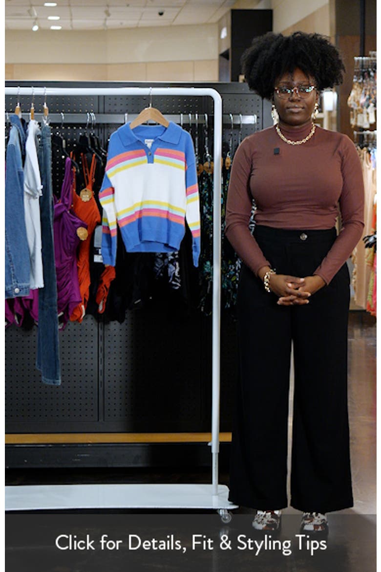 Kids' Royal Colorblock Polo Sweater video