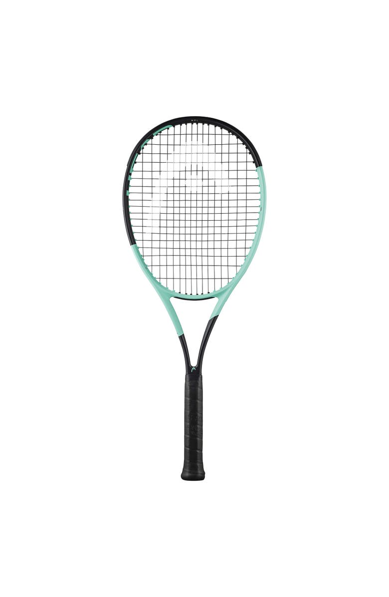 HEAD Boom MP L Unstrung Tennis Racquet, Main, color, Black/Turquois