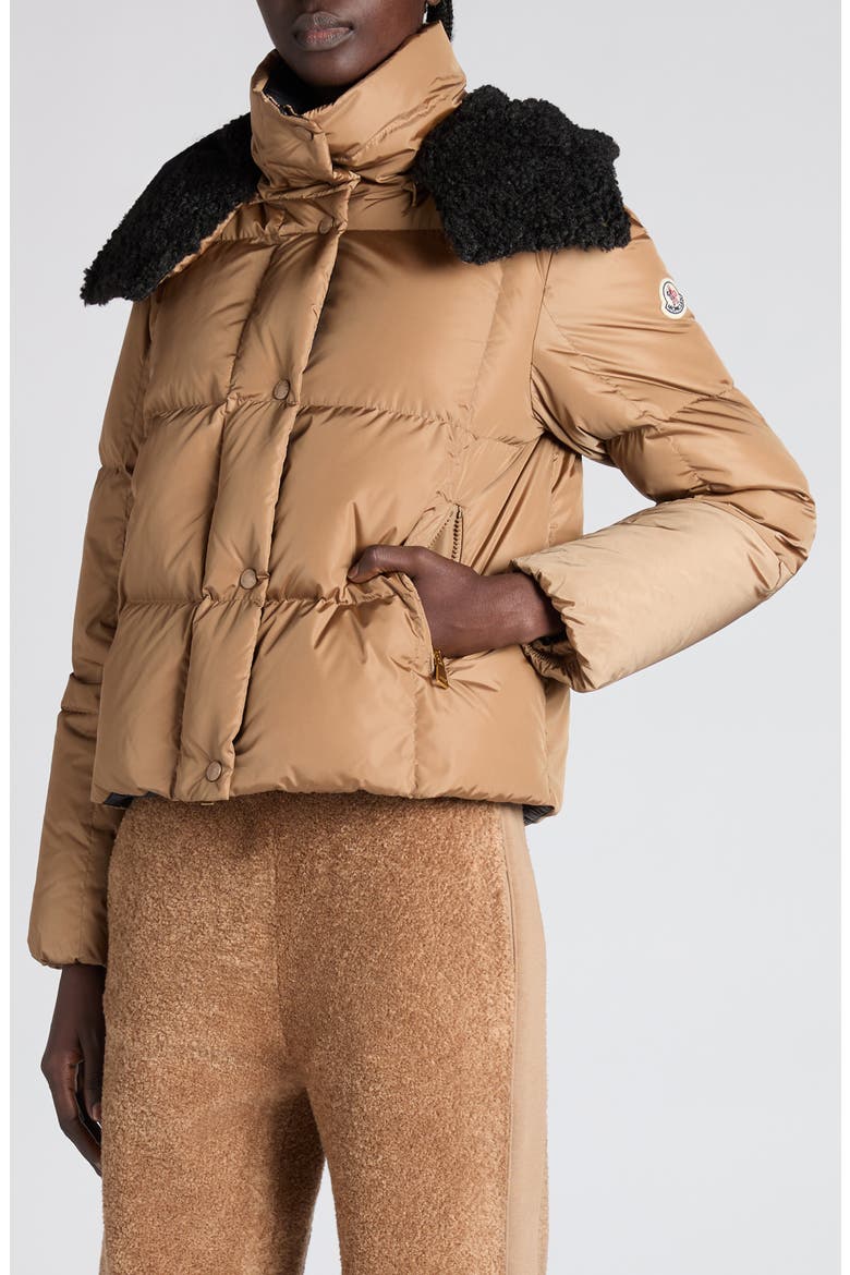 Castelnou Box Quilted Down Puffer Jacket, Alternate, color, DIJON