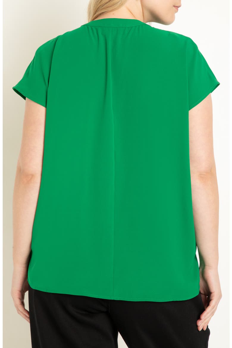 Notch Collar Blouse, Alternate, color, JELLY BEAN