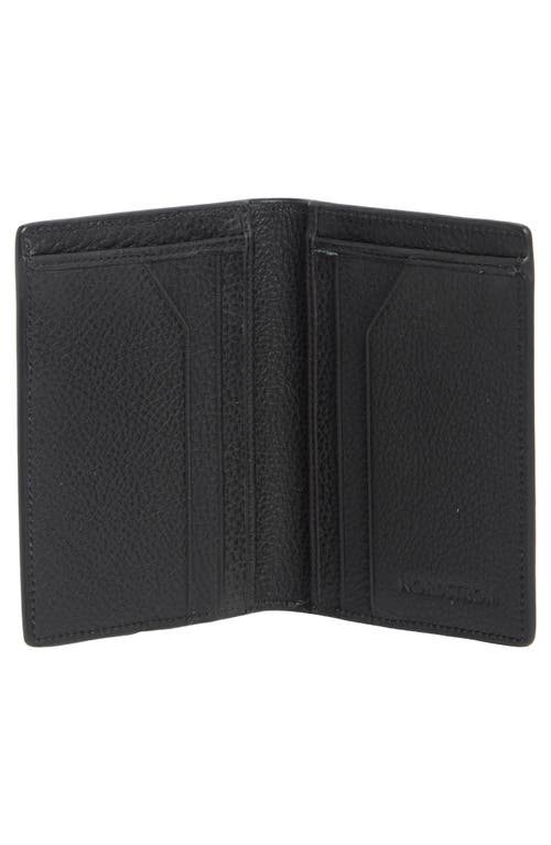 Nordstrom Pebble Leather Bifold Card Case